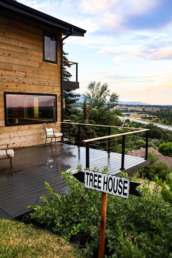 Luxury Alpine Treehouse Villa Holladay Exterior foto
